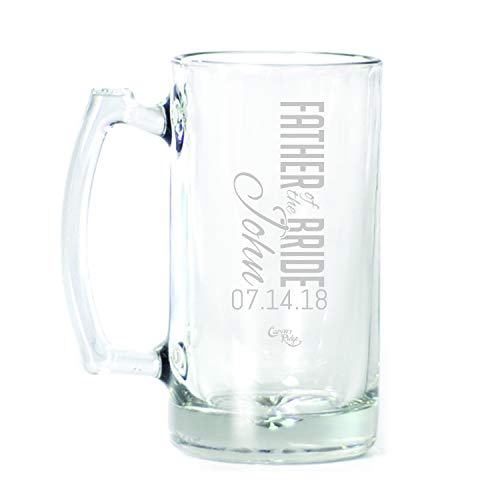 father of the bride beer mug