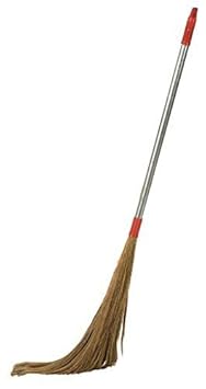 UVA Long Steel Handle Eco Friendly Soft Grass Floor Broom (Assam Grass)