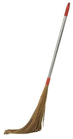 UVA Long Steel Handle Eco Friendly Soft Grass Floor Broom