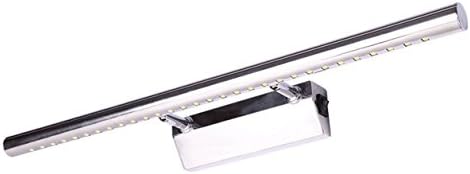 CTORCH 7W 21.65" With Switch LED Stainless Steel Mirror Front Lamp Mirror Lamp Light Painting Lamp Bathroom Lamp Wall Lamp (White)