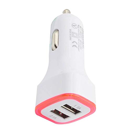 Zerama LED Dual USB Car Charger Cigarette Lighter Car Charger for GPS Mobile Phone MP3 PDA Bluetooth Headset Digital Camera - Thumbnail 2