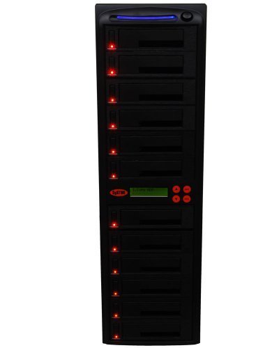 Systor 1:11 HDD/SSD Hard Drive Duplicator - 18GB/Min - Standalone Copier & Eraser/Sanitizer for Multiple SATA 3.5 Disk & 2.5 Solid State Drives - Copy Speeds of up to 300MB/Sec (SYS3011DP)