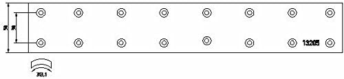 TMD Friction Services 1320501 Brake Pad Set Drum Brake