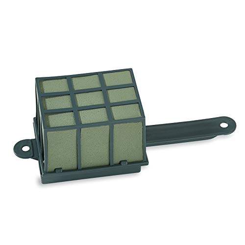 Floracraft Floral Cage Arranger With Floral Wet Foam 3 25 Inch X 3 75 Inch X 4 6 Inch Green Buy Online In India At Desertcart In Productid 128659914 desertcart