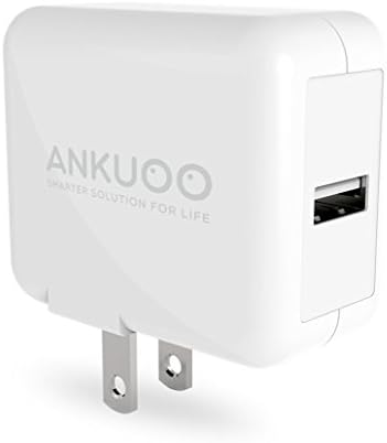 [Qualcomm Certified] Ankuoo Quick Charge 2.0 18W USB Wall Charger Fast Charger