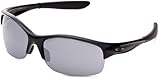 Oakley Women's Commit Iridium Sunglasses,Polished Black Frame/Black Lens,one size
