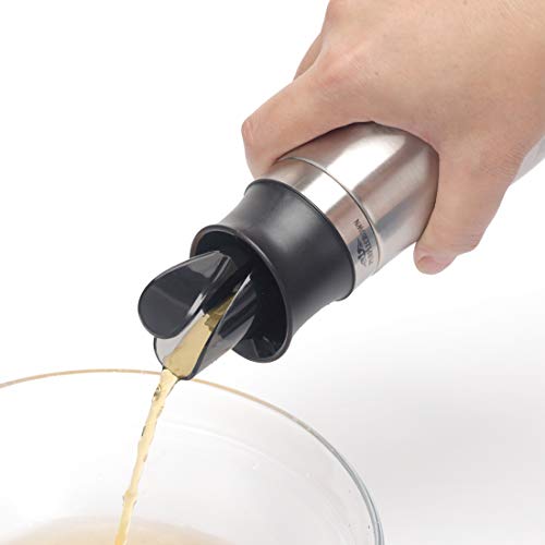 Purplecrown Olive Oil Dispenser,10 OZ/300ML Syrup Dispenser With Automatic Cap, vegetable oil, vinegar, cooking wine - Thumbnail 4