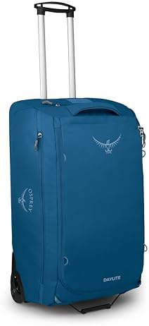 Amazon.com: Osprey Ozone 2-Wheel Carry-On - Lightweight Carry-On Luggage  with Oversized Wheels and Trolley Handle - Rolling Travel Suitcase for Air  Travel, Overhead Compartments and Weekend Trips, Moody Burgundy : Clothing,  Shoes