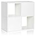 Way Basics 4 Cubby Bookcase, White
