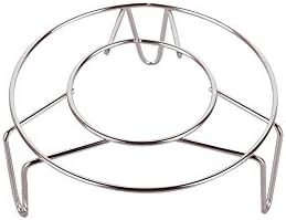 Creative one Stainless Steel Home Kitchenware Round Steamer Rack Stand 2" Height-5.5" Diameter