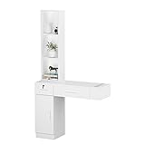 mefeir Wall Mount Salon Station Barber Stations