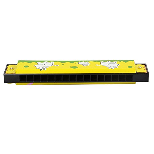 image for GreatFun 16 Holes Swan Harmonica Hooter Bugle Musical Instrument Educa