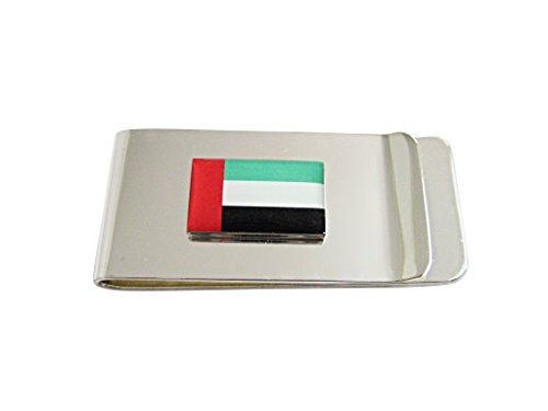 Cyprus Wave Flag With Personalised Engraved Name Silver  Cyprus Flag Pendant Money Clip display picture 1