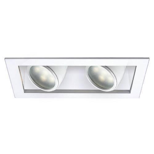 WAC Lighting MT-LED218S-CWHS-WT LED Multiple Spot Housing for MTLED218, White