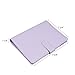 A5 PU Leather Notebook Binder,Refillable 6 Round Ring Binder Cover for A5 Filler Paper,Macaron Notebook Personal Planner Binder with Magnetic Buckle,Lavender