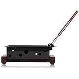 Boska Holland Partyclette To-Go Taste, Mini Tea Light Raclette Set, Dark Wood