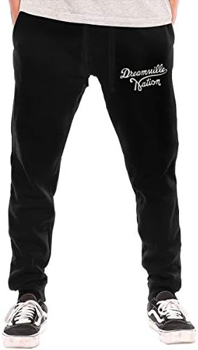 Custom Dreamville Records Logo Drawstring Waist,100% Cotton,Elastic Waist Cuffed,Jogger Sweatpants