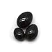 RODEREK Drilled Nephrite Jade Yoni Egg, Yoni Massage Stone, Natural Jade Exercise Eggs, Healing Stone for Kegel Exercise (one Set)