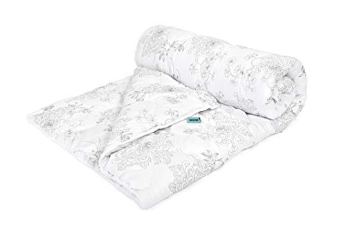 Wendre Bettdecke 155x200 Blumenmuster antiallergisch ganzjährig Mikrofaser