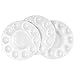 Artlicious - Round Paint Tray Palettes Cups, Thick Plastic - Best for Acrylic, Oil, Watercolor Paints & Paint Brushes (3 Pack)