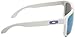 Oakley Holbrook Sunglasses,  Matte White Frame/Violet Iridium Lens, One Size