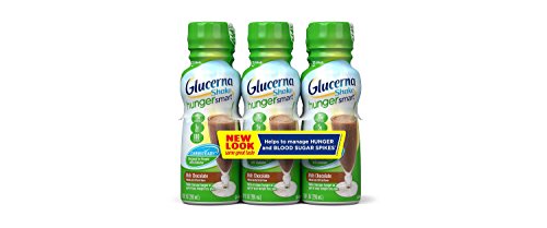 Glucerna Hunger Smart Shake, Rich Chocolate,10 Ounce Bottles, 4 count
