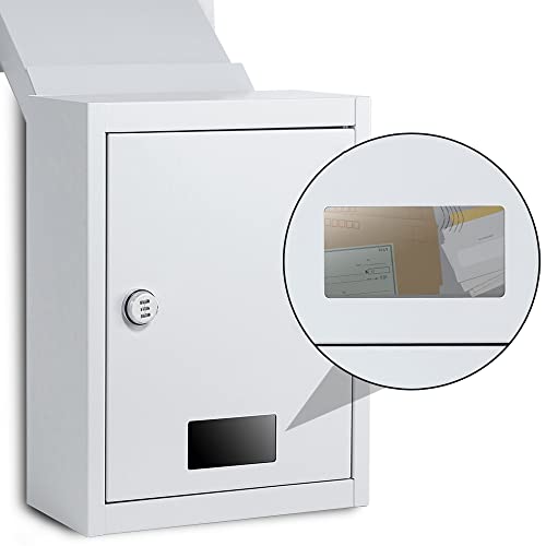 Toriexon Through The Wall Drop Box with Combination Lock, Adjustable
