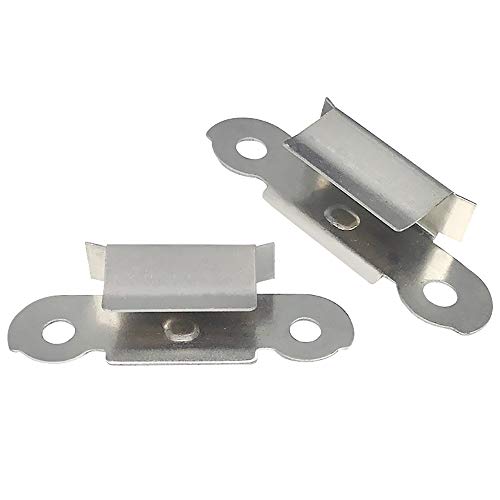 Sunhokey 2pcs KFL08 3D Printer Parts Horizontal 8mm Diameter Zinc Alloy Housing Pillow Block Bearing (Silver-Fixation Fix Clamp)