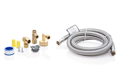 Smart Choice 6-Foot Stainless Steel Dishwasher Installation Kit