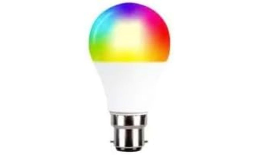 TCP Smart Wi-Fi LED Lightbulb Classic B22 Colour Tuneable White & Colour Changing Dimmable, 60W, Rgb