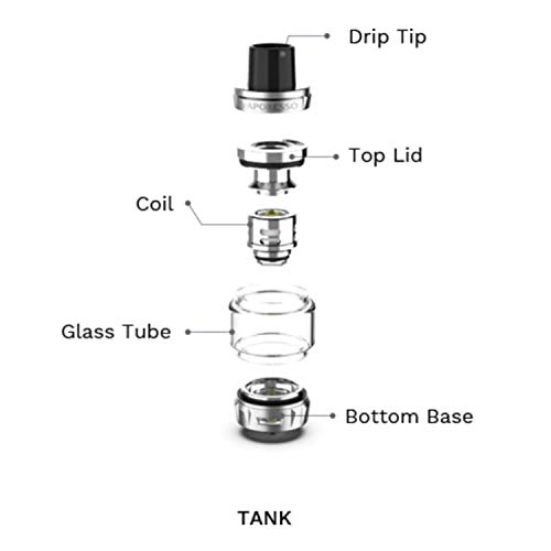 Vaporesso Luxe-S Kit inkl. SKRR-S 8ml Tank 5000 mAh E-Zigarette E-Shisha Starterset (nikotinfrei) (regenbogen) – Bild 3
