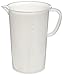 SP Bel-Art | F28992-0000 | Tall Form 2000ml Polypropylene Graduated Pitcher; 20ml Graduation