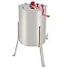 SUPER DEAL Pro 2 Frame Stainless Steel Honey Extractor Beekeeping Equipment Honeycomb Drum Bee Honey Harvest