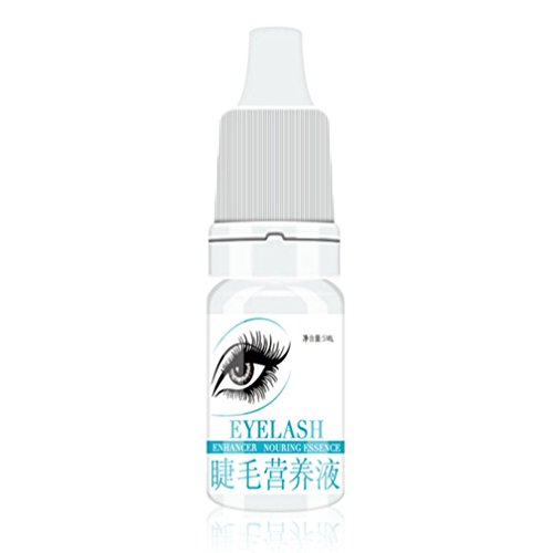 Hometom Eyelash Serum Supplement Liquid | Fast Rapid Growth Vitamins Solution | For Thicker and Fuller Eyelashes & Eyebrows (White)
