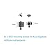 Jker Tech M.2 SSD Drives Mounting Screws Kit Components for Asus ASRock Motherboard and NGFF