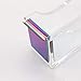 LUYG Desktop Clear Tape Dispenser Acrylic Nonslip Tape Cutter Heavy Duty [Elegant and Modern Design] Office Stationery (Rainbow)