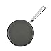 Anolon Authority Hard-Anodized Nonstick 3-Quart Covered Straining Saucepan with Pour Spouts, Gray