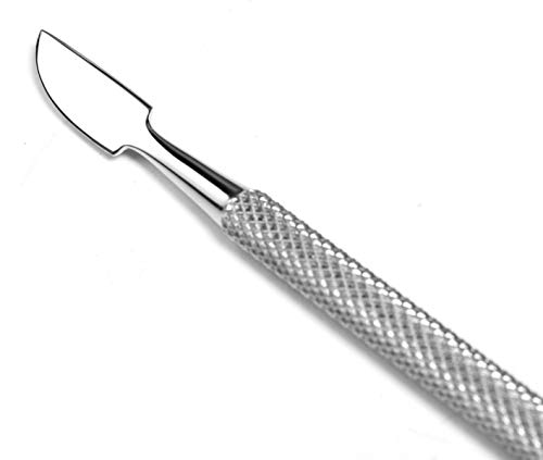 image for Zoyer Professional Cuticle Pusher Cutter - Salon Grade Stainless Steel