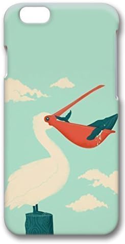 Swan mouth fish Skin Protector Colorful Pattern Hard Back Case Cover Fit for iPhone 6 (4.7")