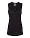 Bella B8803 Canvas Ladies Flowy Scoop Muscle Tank - Black44; Medium