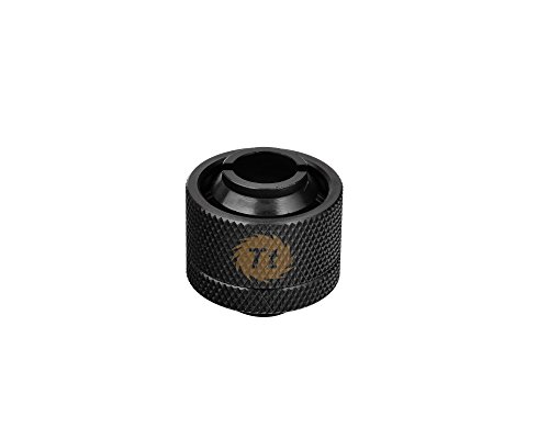 Thermaltake Pacific DIY LCS 1/2" ID x 3/4" OD Compression Fitting Black Cooling CL-W030-CA00BL-A