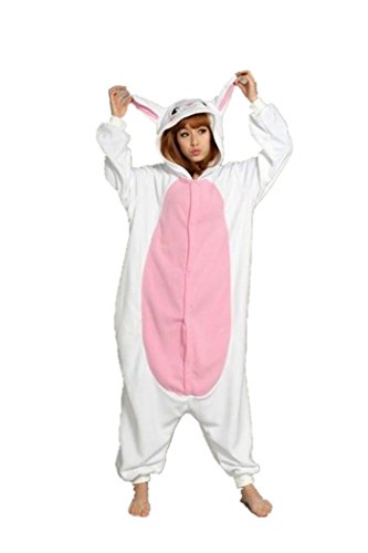 WOTOGOLD Animal Cosplay Costume Rabbit Unisex Adult Pajamas
