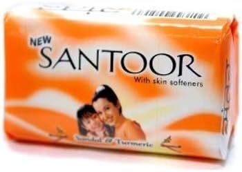 Santoor with Skin Softeners, Sandal &Turmeric Soap 4.37oz