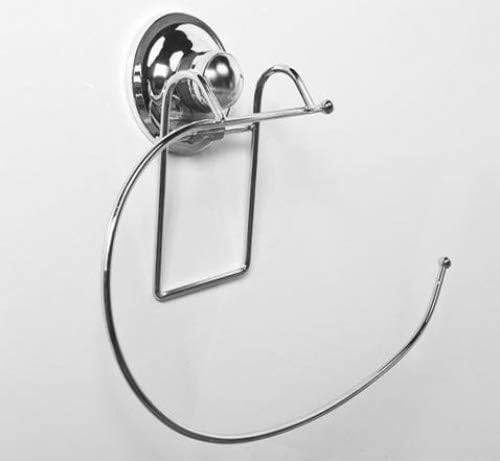EZee Stick Suction Cup Towel or Paper Holder - Easy Push-Button Installation
