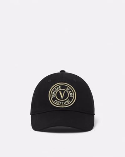 Versace Jeans Couture Black Signature Baseball Cap at Amazon Men's