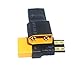 1Pair ShareGoo No Cable XT90 XT-90 Male Female Adapter Connector Compatible with Traxxas to XT90 RC Car Truck FPV Battery Charger ESC
