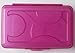 Sterilite Pink Transparent Pencil Case Box