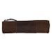 Vintage Leather pen pencil zippered drafting pouch gift for men women ~ charcoal markers color brushes bag for artist ~ art & craft tools kit ~ stationary supplies for college school