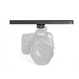 Movo DSE12 Cold Shoe Extension Bar - Cold Shoe Rail Accessory Bracket with Dual Sided Mounting for Lights, Monitors, Microphones and More (12")