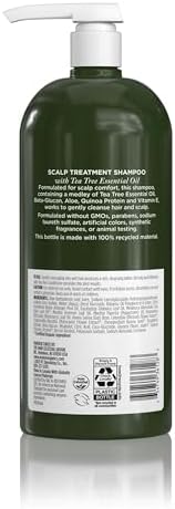 Avalon Organics Scalp Treatment Tea Tree Shampoo 32oz Soft Hair Well-Being view 2